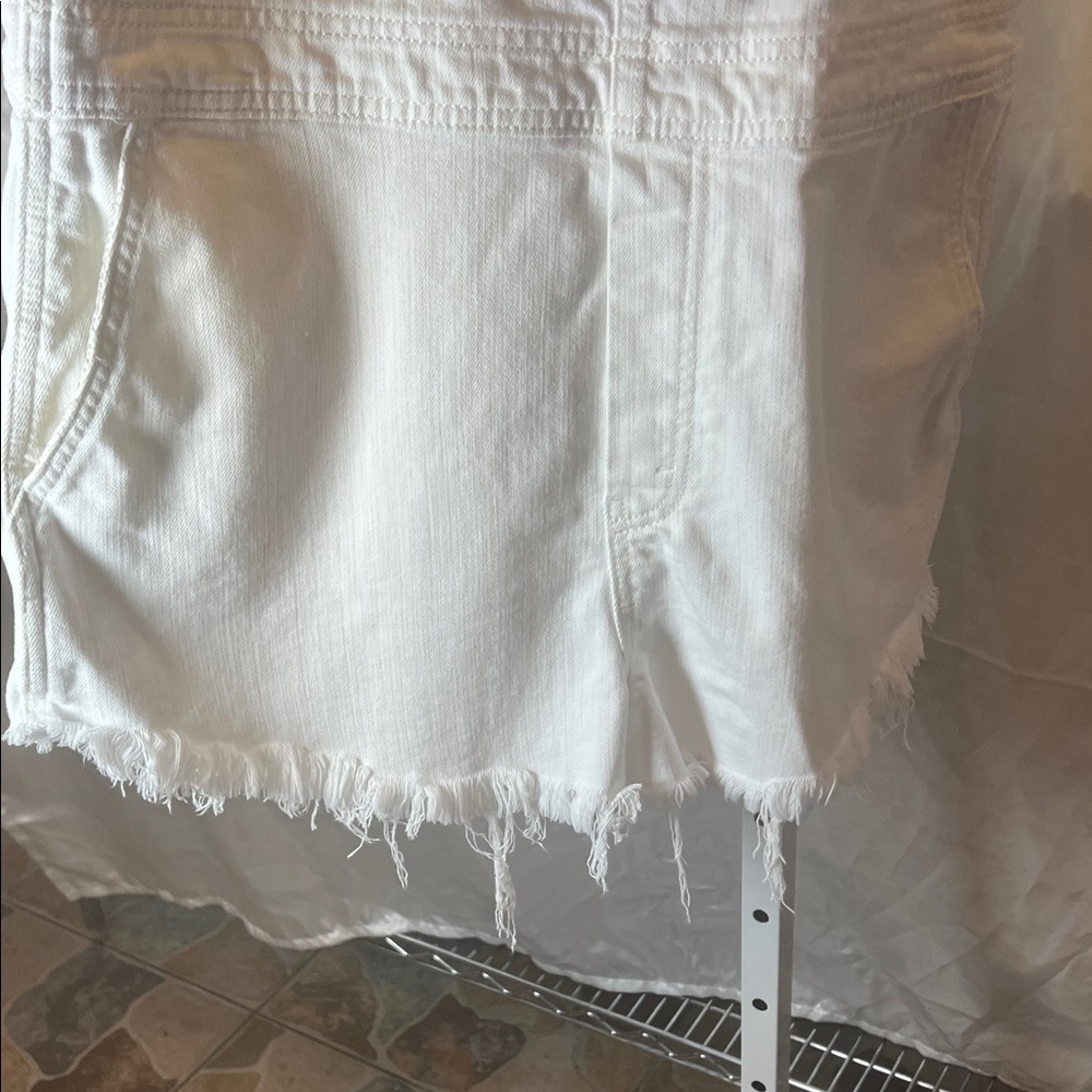 Aerie Cream Denim Overalls A0375 - Picture 4 of 4